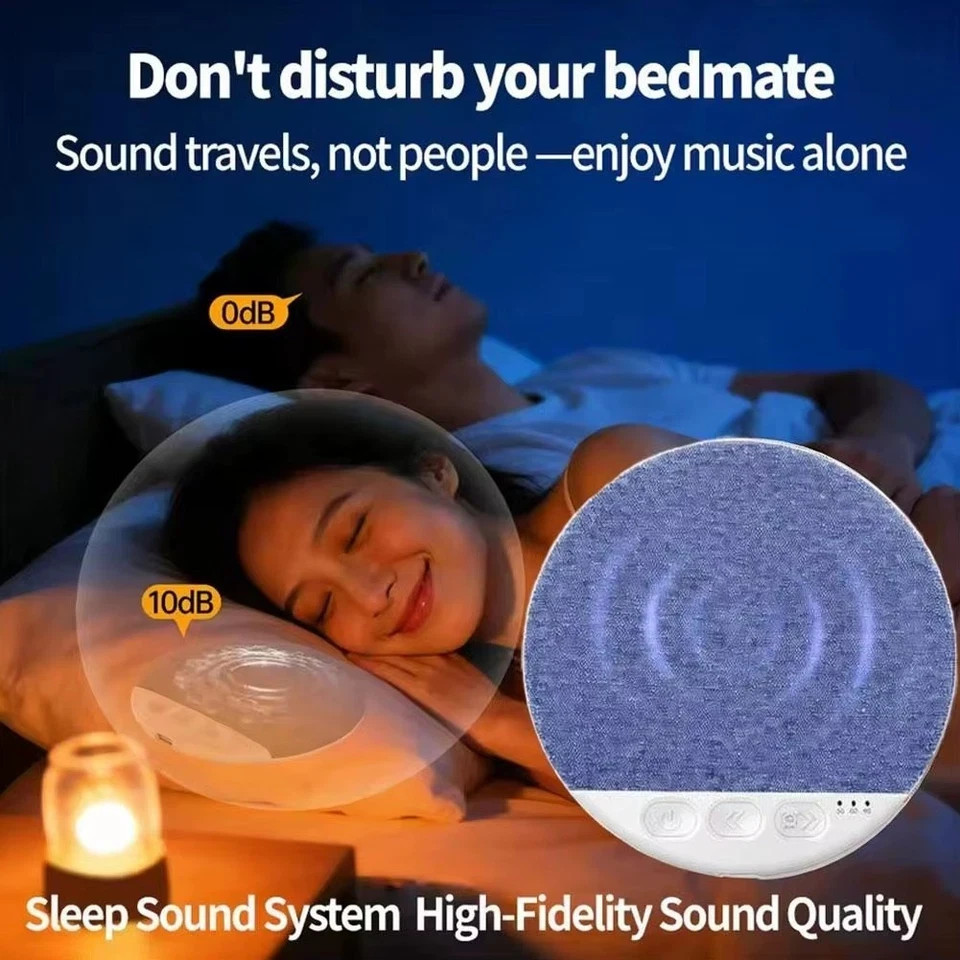 Under Pillow Speaker For Sleeping Bone Conduction Speaker With White Noise Timer