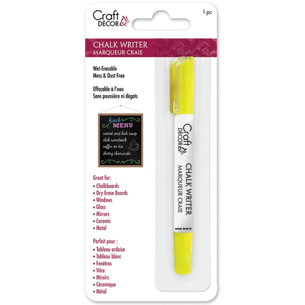 Craft Decor Chalk Writer-Neon Yellow