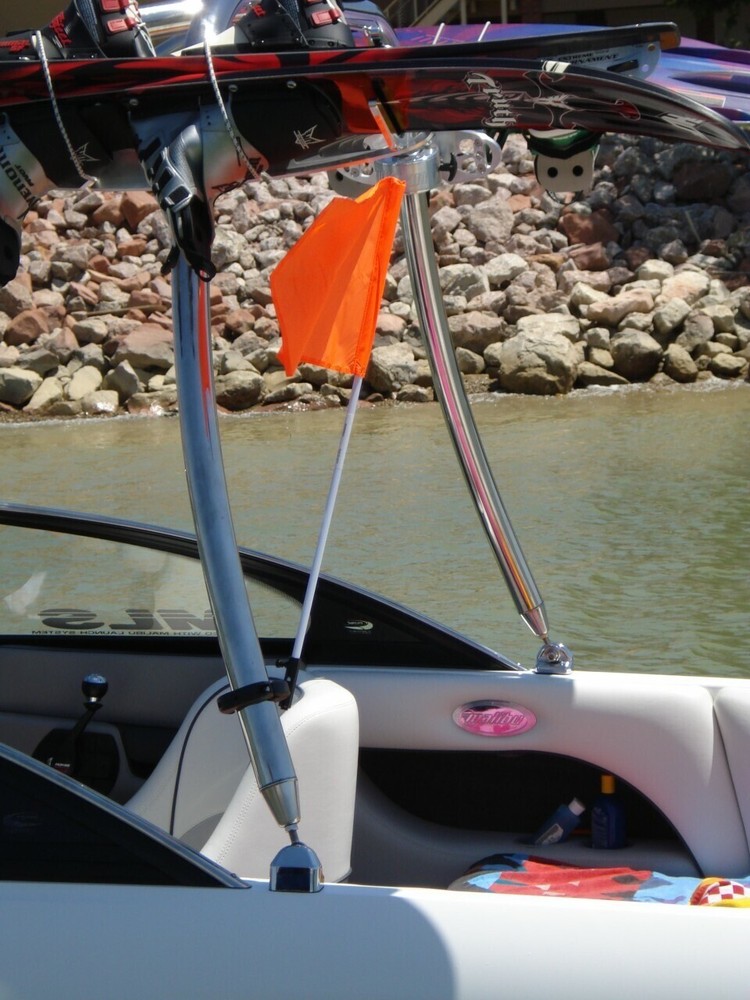 Skier Down Flag Holder Tower Mount (It Rotates!!!!)