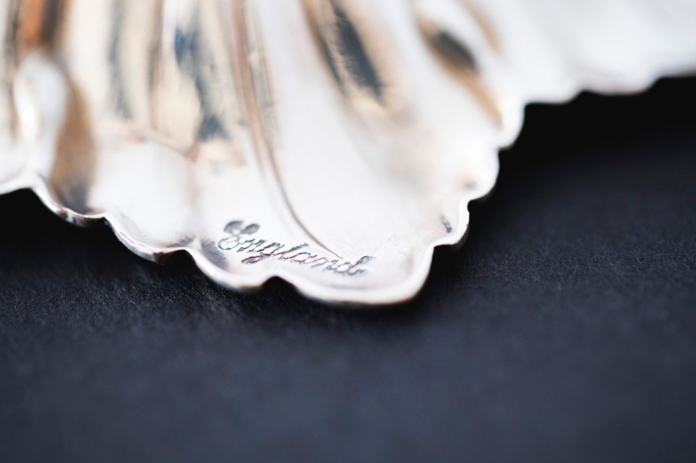 Leaf Dish By Barker Ellis Silverplate England Menorah Hallmark