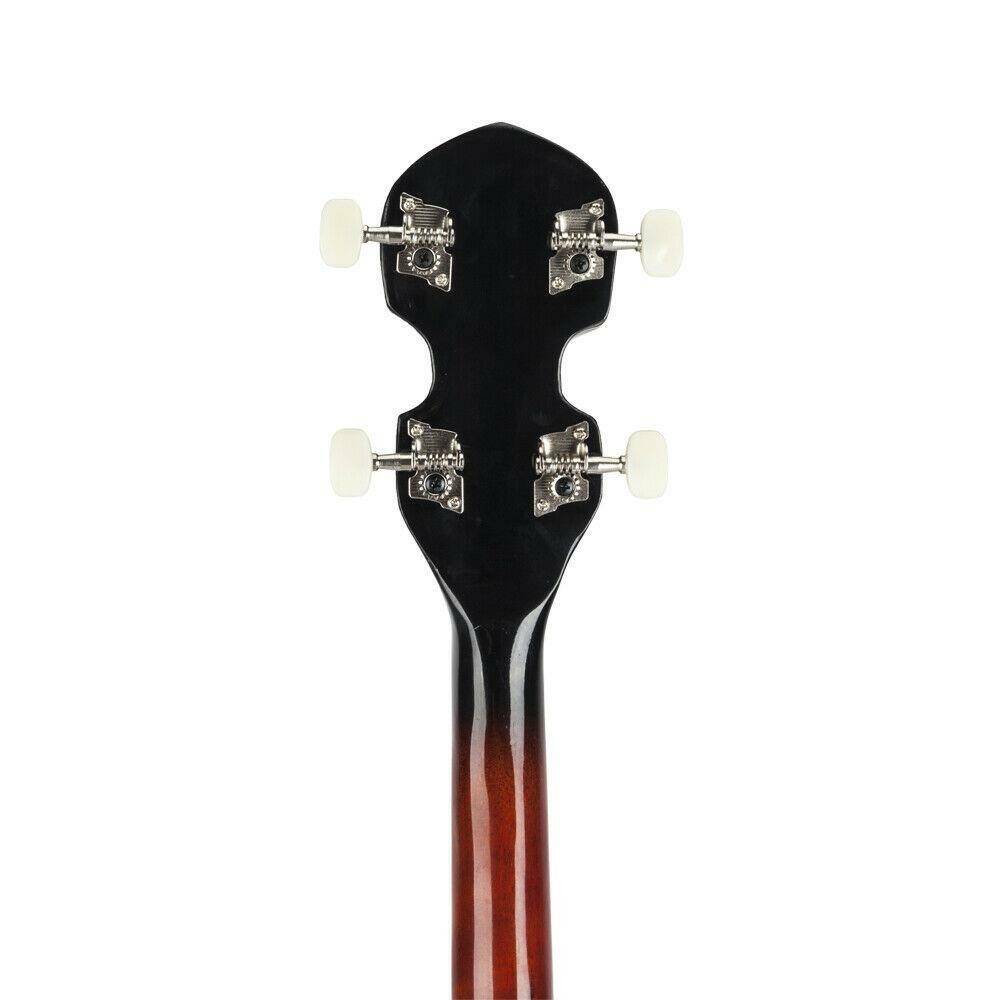 New 5 String Banjo Full Size with Closed Back 24 Brackets Head & Maple Neck