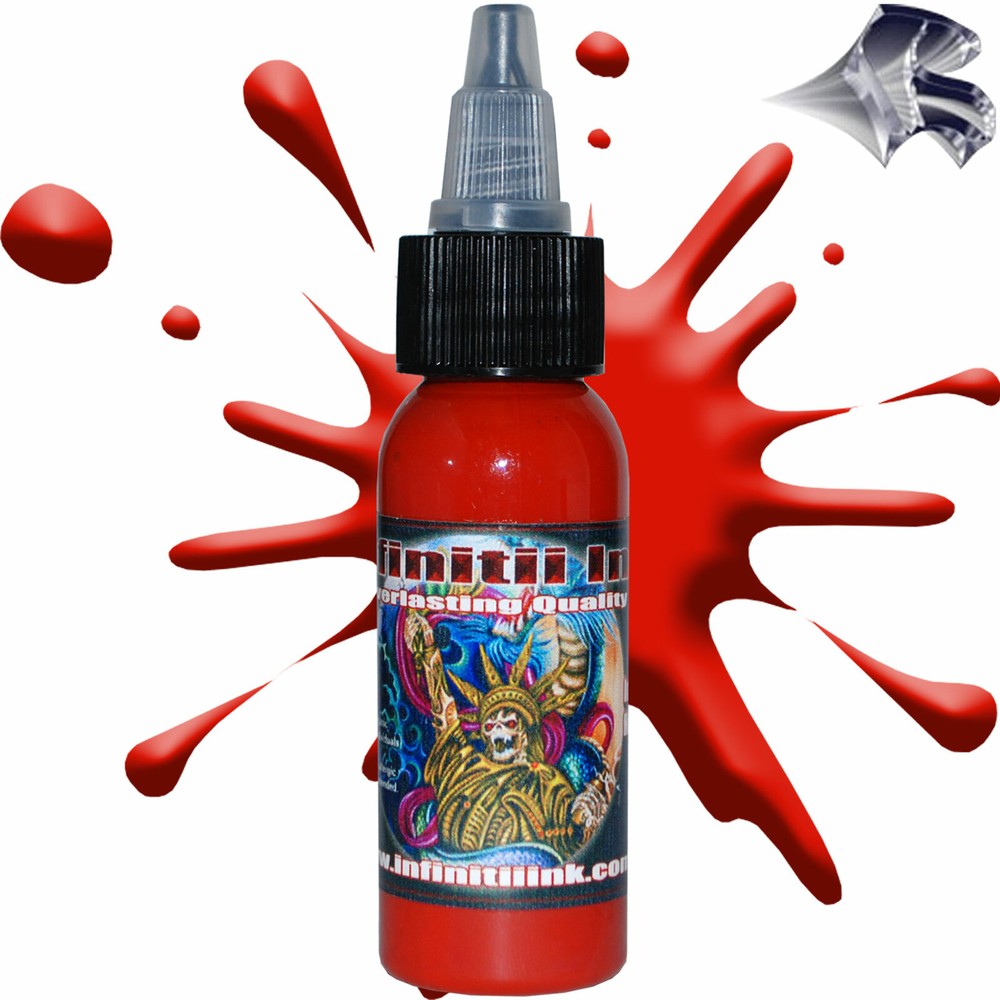 Infinitii Hot Orange Tattoo Ink 1oz