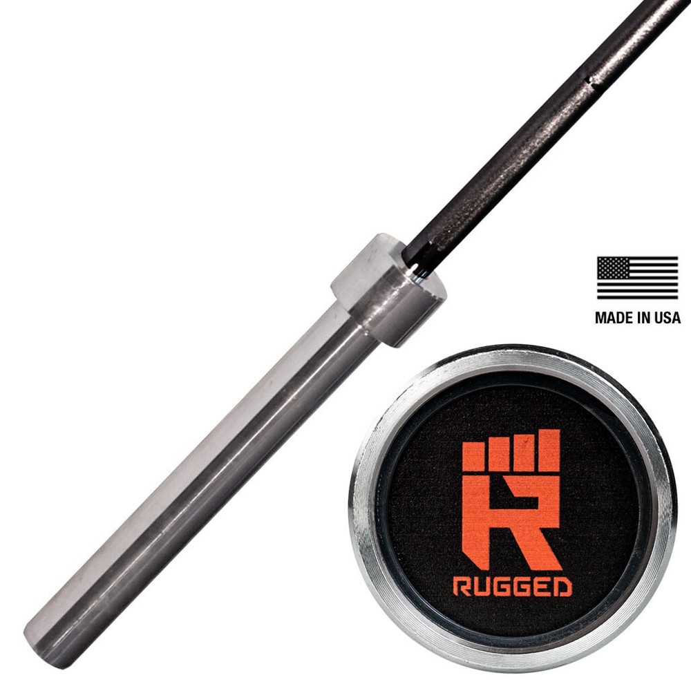 Rugged Olympic Bar 1000 lb. Capacity