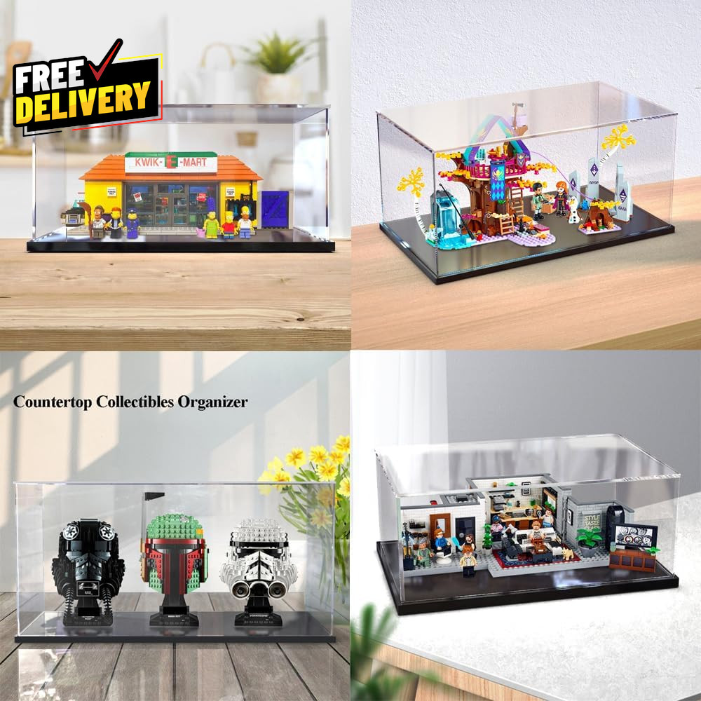Acrylic Display Case for 1/8 Scale Model Car Large Lego Display Case