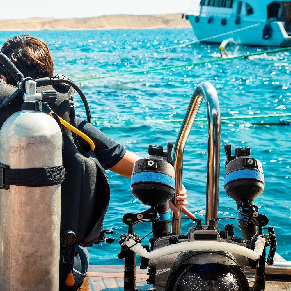 DIVTEK Mega Float Arm S Diving Buoyancy Arm Bracket with Nauticam Bayonet Mount