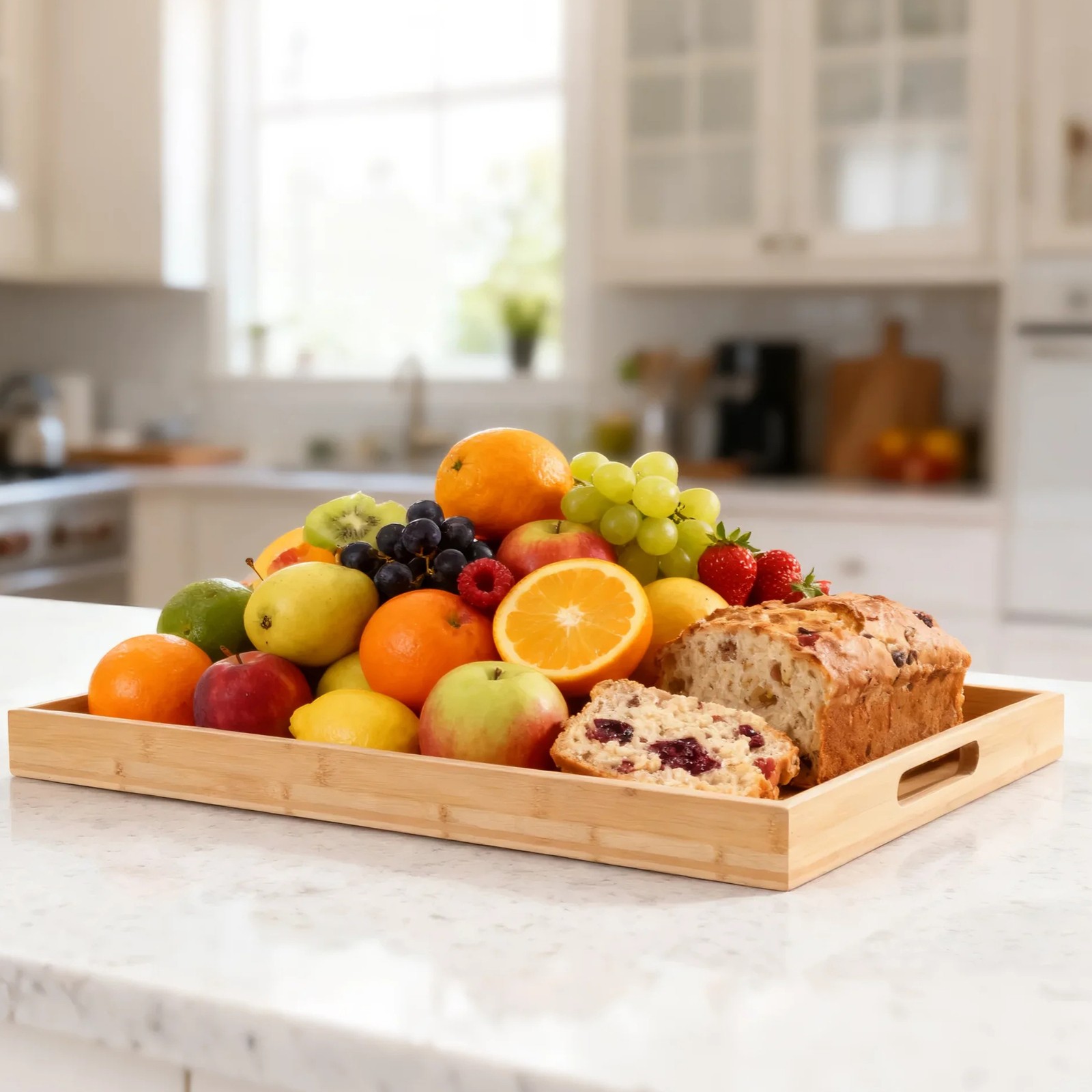 30"x22" Stove Top Cover Wooden Noodle Board with Handles for Gas Electric Stove