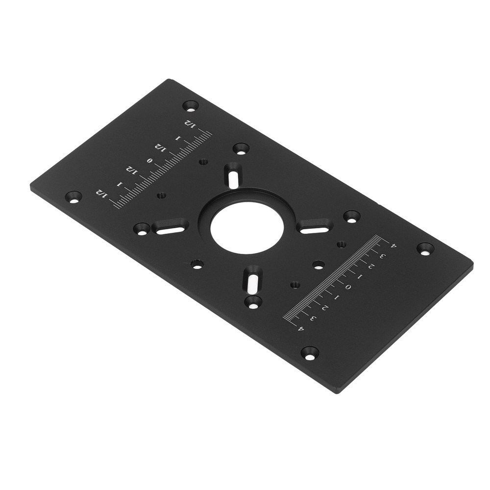 Router Table Insert Plate Lift System Base Board Accessory For Woodworking Black