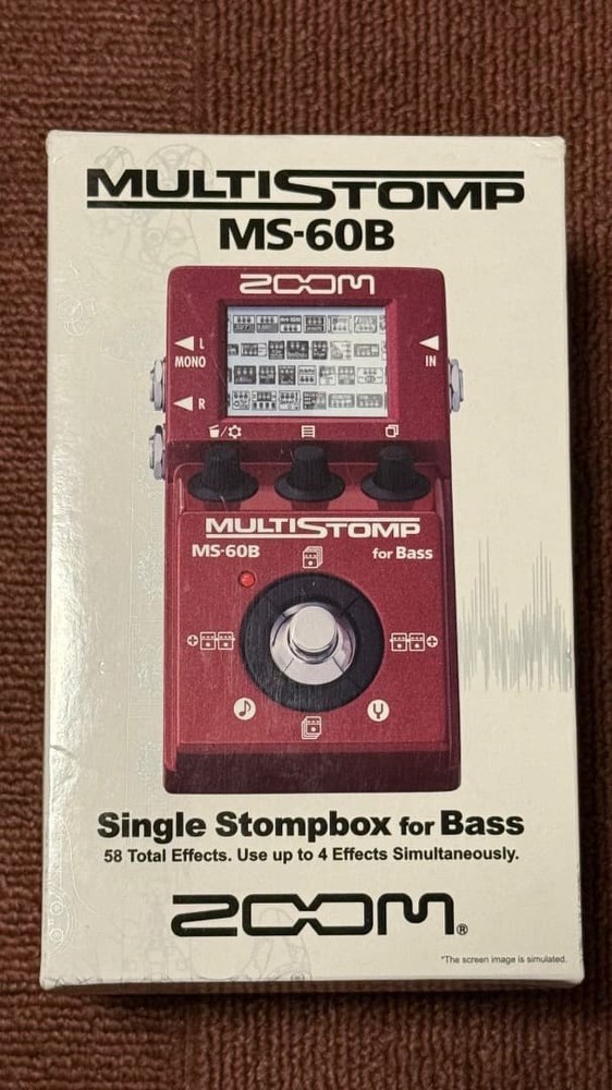 ZOOM MULTISTOMP MS-60B bass effector