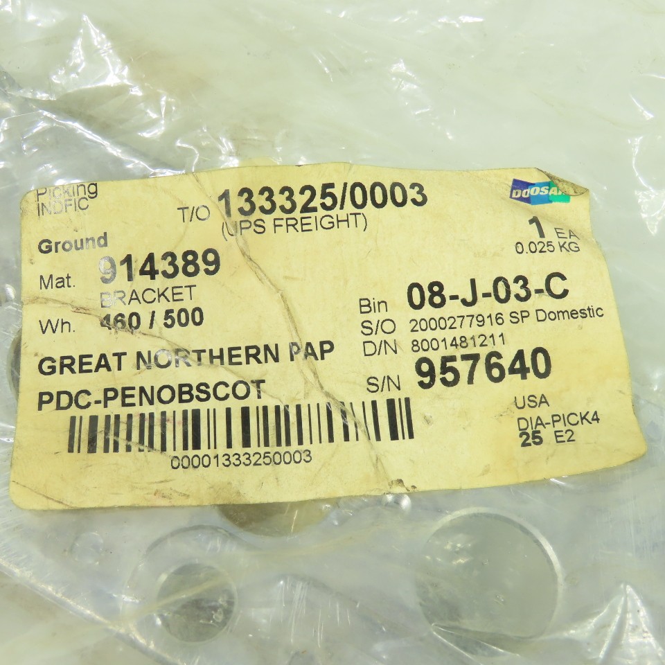 Doosan 914389 Bracket