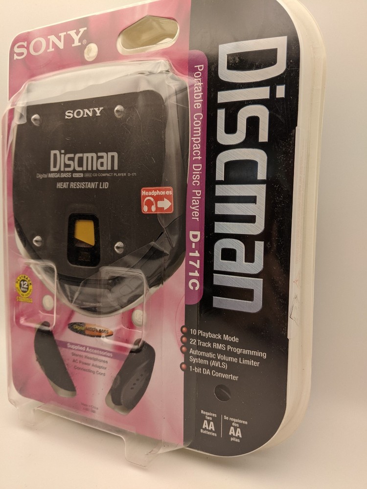 Sony D-171C Discman Portable Compact Disc Player Sealed