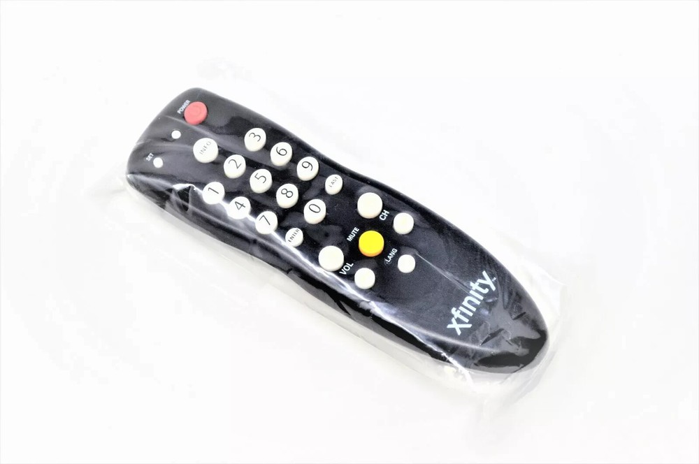 COMCAST XFINITY DTA Remote Control With Batteries & Instruction Black