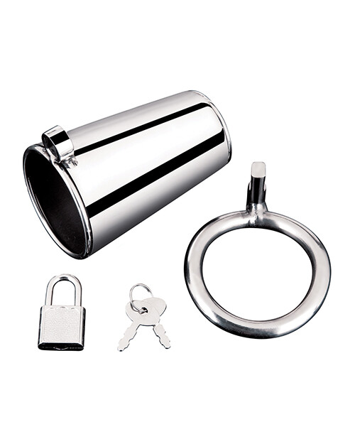 Blue Line Ultimate Cock Tease Cage Silver