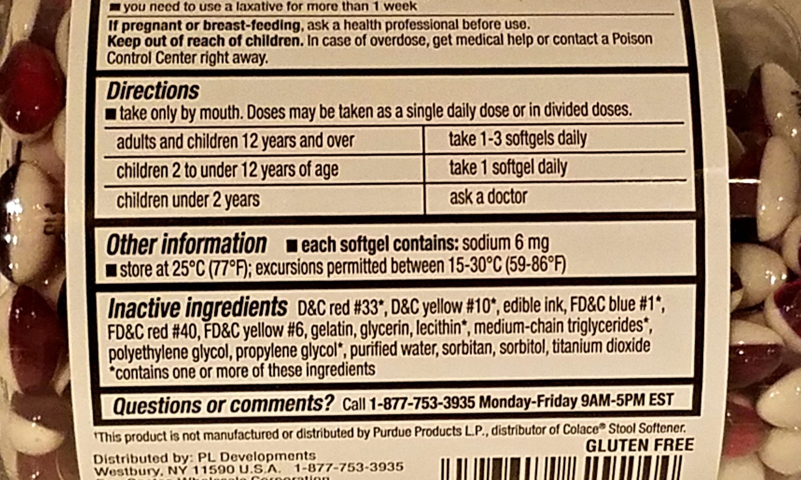 Kirkland Signature 100 Mg Stool Softener, 400 Softgels, 2 Pack
