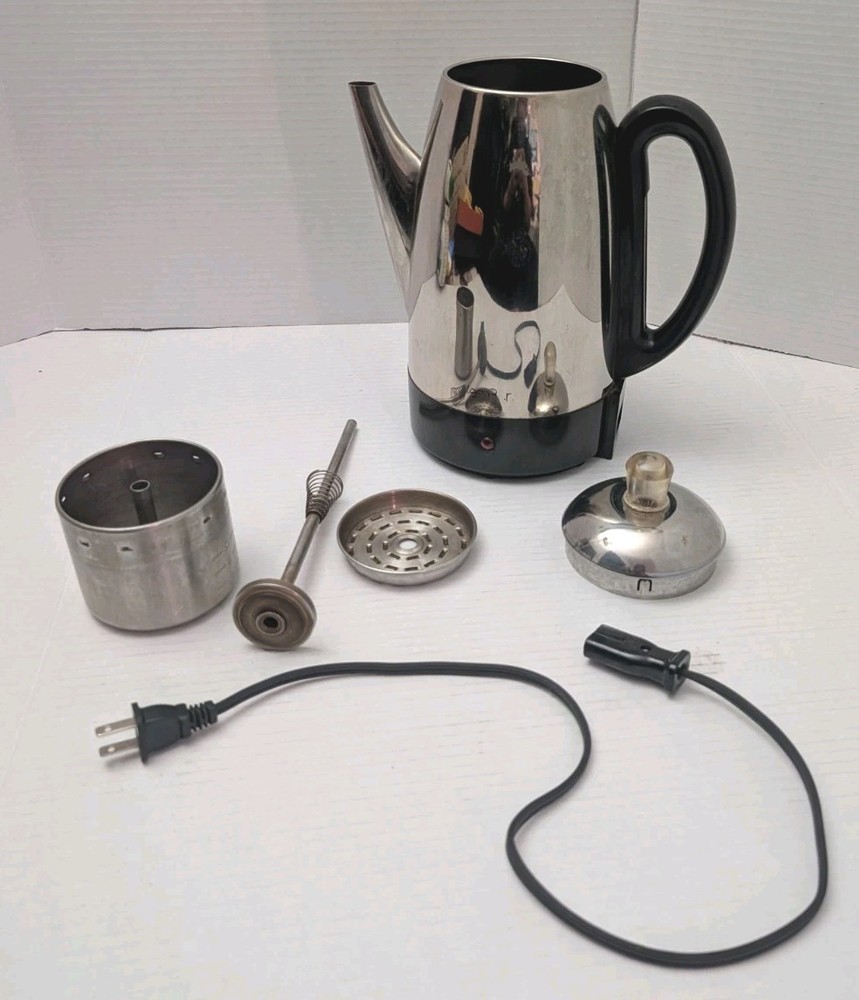 Vtg Westbend 54159 Electric Percolator Complete