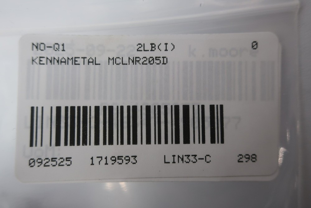 Kennametal MCLNR205D Tool Holder