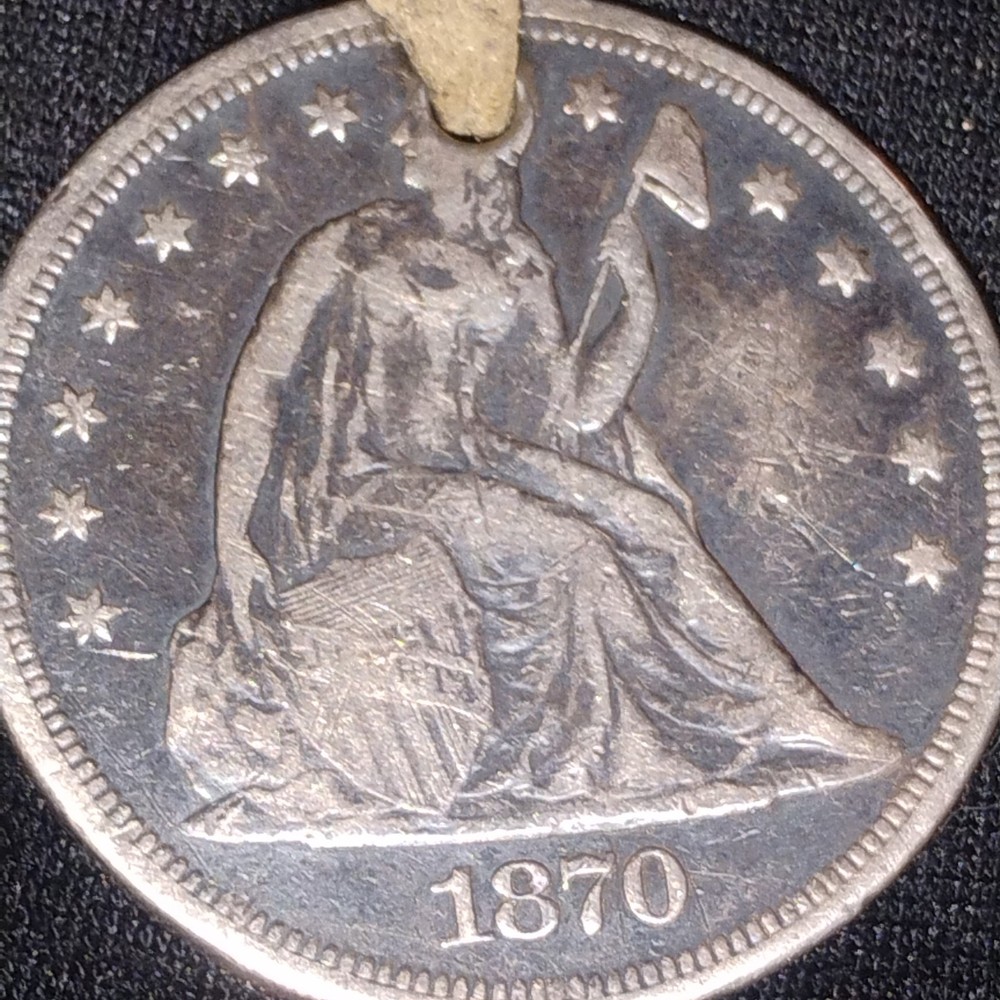 1870 Seated Liberty Dollar