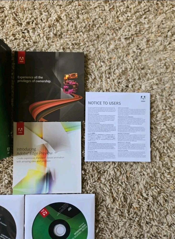 Adobe Creative Suite 5.5 CS5.5 WEB Premium For Windows Full Retail Box