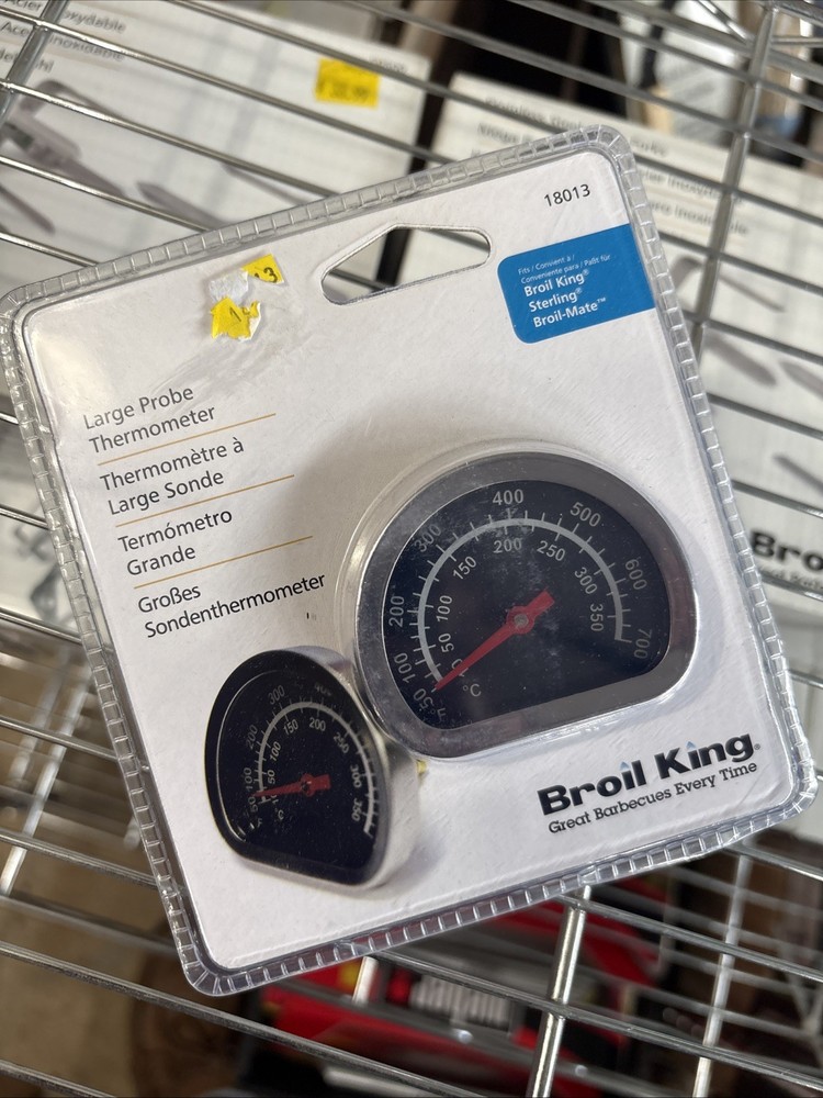 Broil King 18013 Large Replacement Lid Heat Indicator, Silver