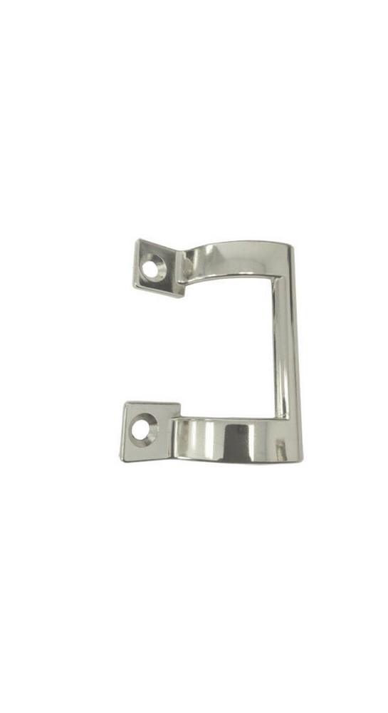 Chrome Shower Door Inside Handle Pull Only, 2" Screw Holes