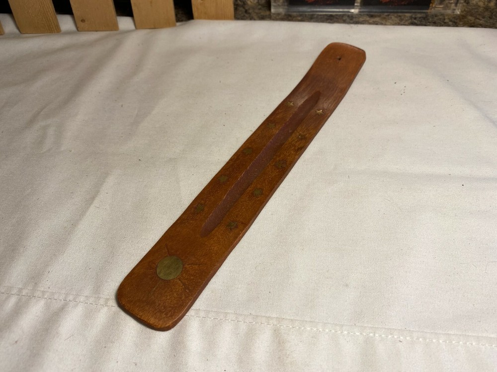 Wooden Incense Stick Holder Ash Catcher