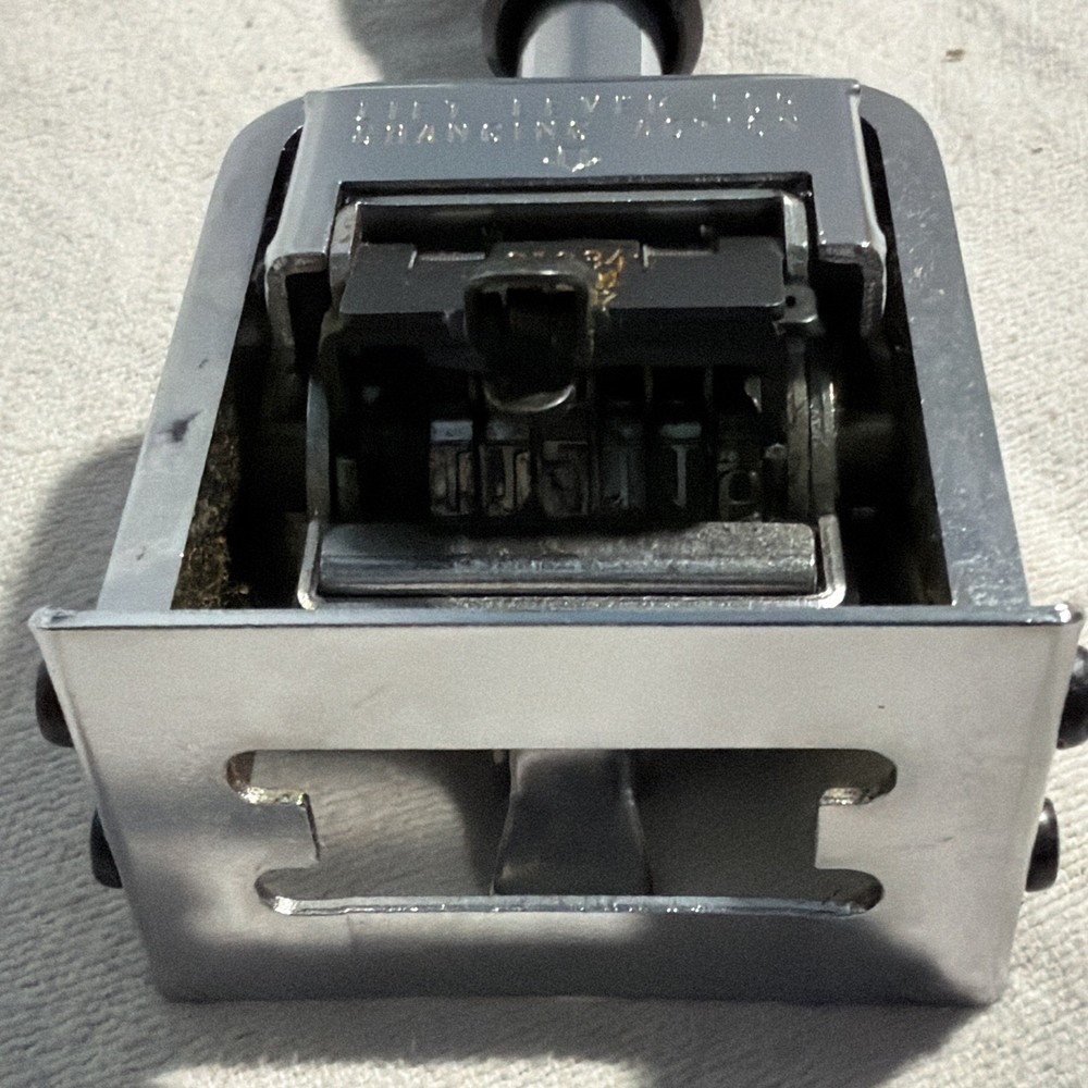 Vintage Auto Numbering Stamper