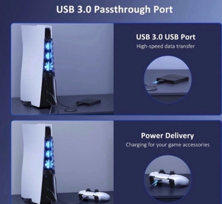 Cooling Fan For Gaming Console PS5