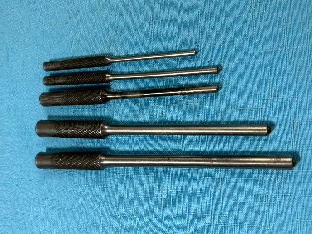 Vintage Mayhew 5 Pc Pilot Punch Set