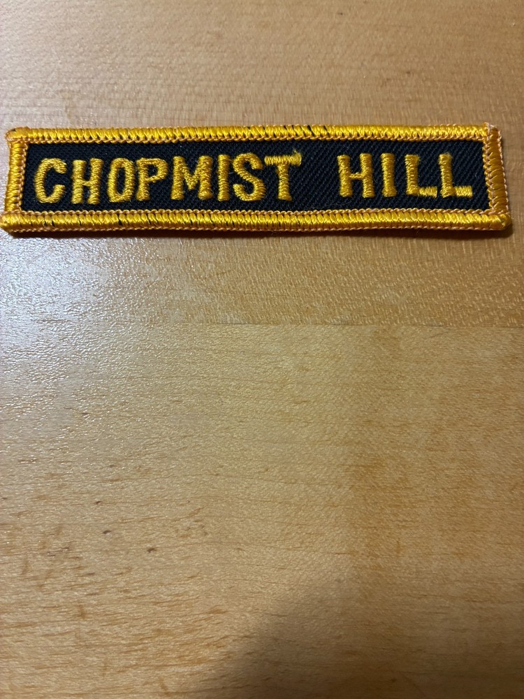Small Chopmist Hill Patch. Free Shipping
