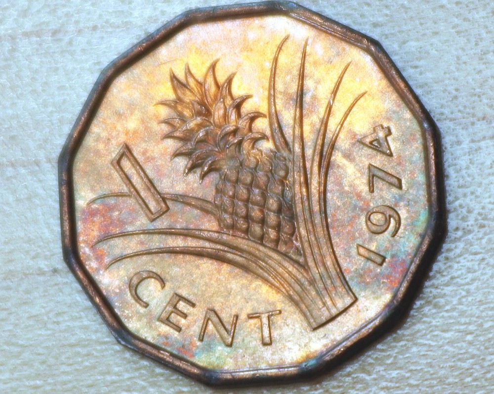 1974 Swaziland 1 Cent Pineapple