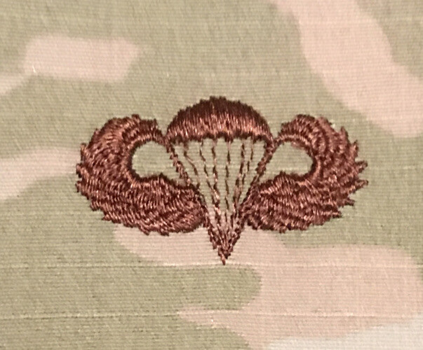 US Air Force Basic Parachutist Badge OCP Sew-On USAF