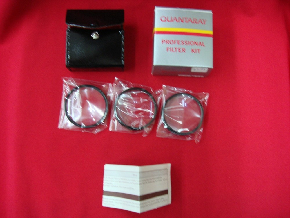 QUANTARAY 52mm CLOSE-UP LENS SET & KALIMAR CAMERA BAG
