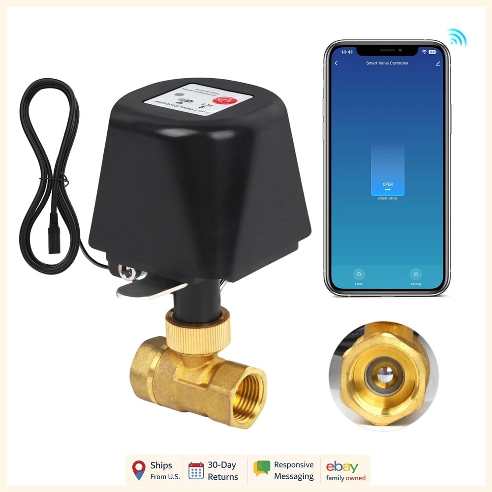 Voice Activated Water Valve with Threaded Connections for Easy Installation