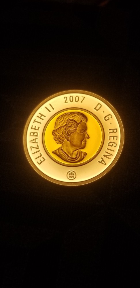 Canada 2007 Proof Gem Beauty $2 Silver Coin.