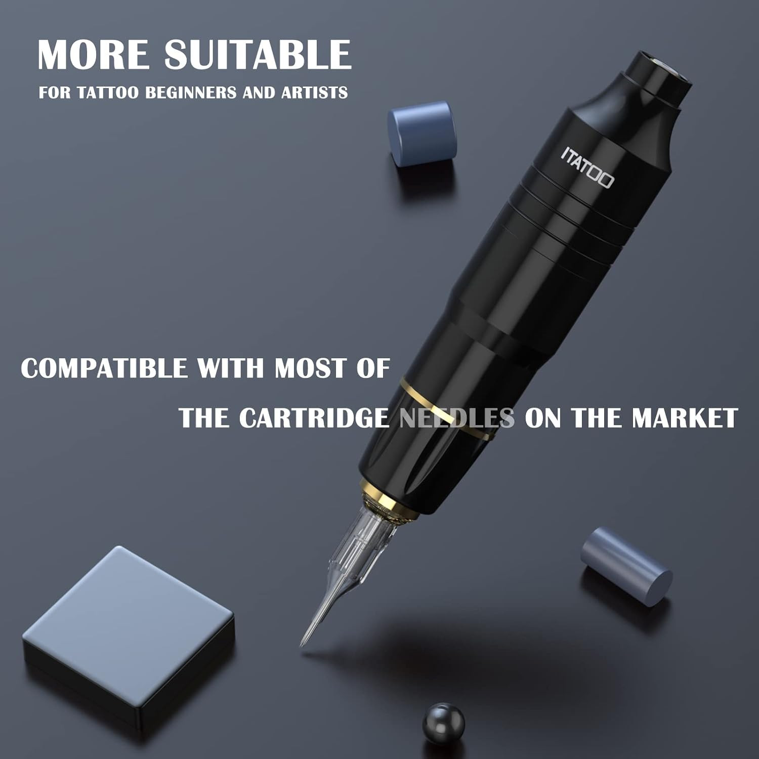 Cartridge Tattoo Machine Kit WTK164 - Pen Power Supply Ink Beginner Set