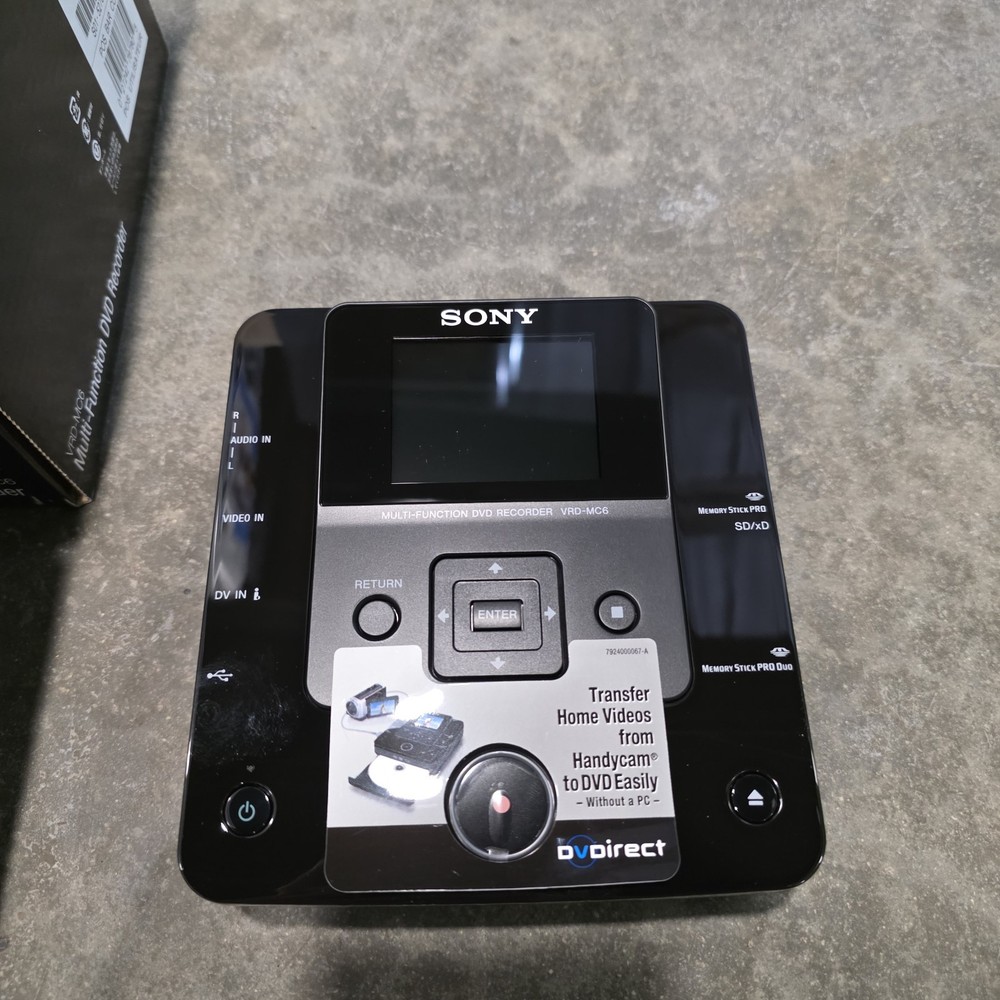 Sony DVDirect VRD-MC6 Multi-Function DVD Recorder USB Audio Video DV In