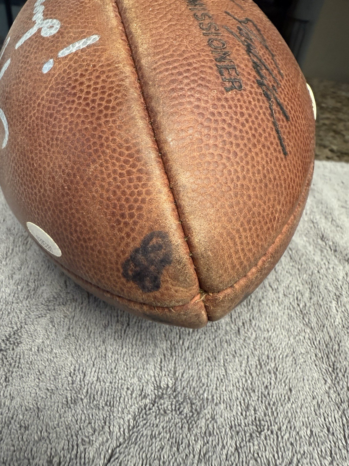 Brad Johnson GAME-USED💪Signed +Inscribed Ball Tampa Bay Buccaneers 2002-2003