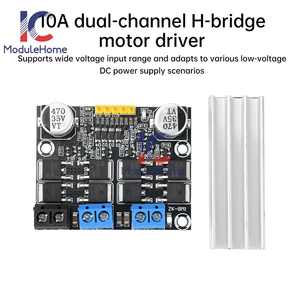 DC 3-18V 10A PWM DC Motor Speed Controller, Forward/ Reverse Motor Driver Module