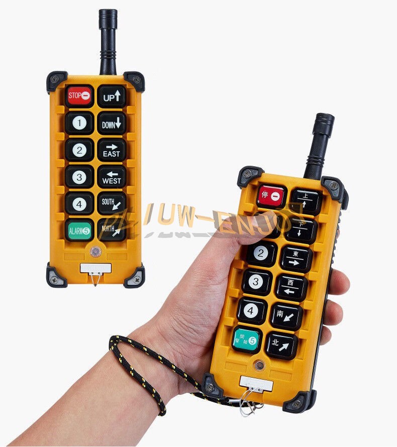 F23-BB(S) Industrial Crane wireless Remote Control 2 Transmitter+1 Receiver 12V