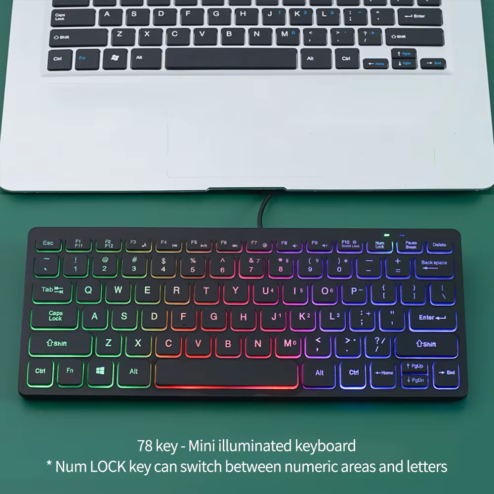 Portable Wired Keyboard Laptop Mini Keyboard Computer External Keyboard Computer