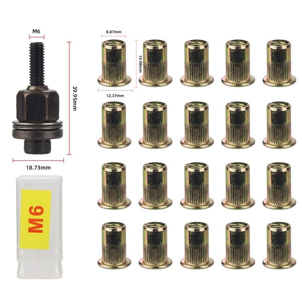 21pcs Rivet Tools Hand Rivet Simple Installation Manual Riveter for