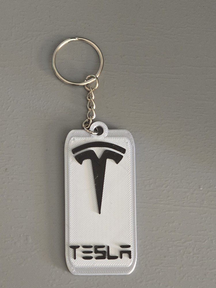 Tesla Keychain