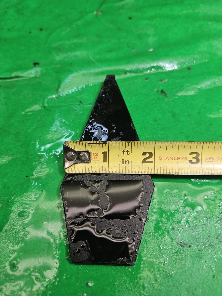 1 Each Utah Black Obsidian Spear Flint Knapping Preform Blanks