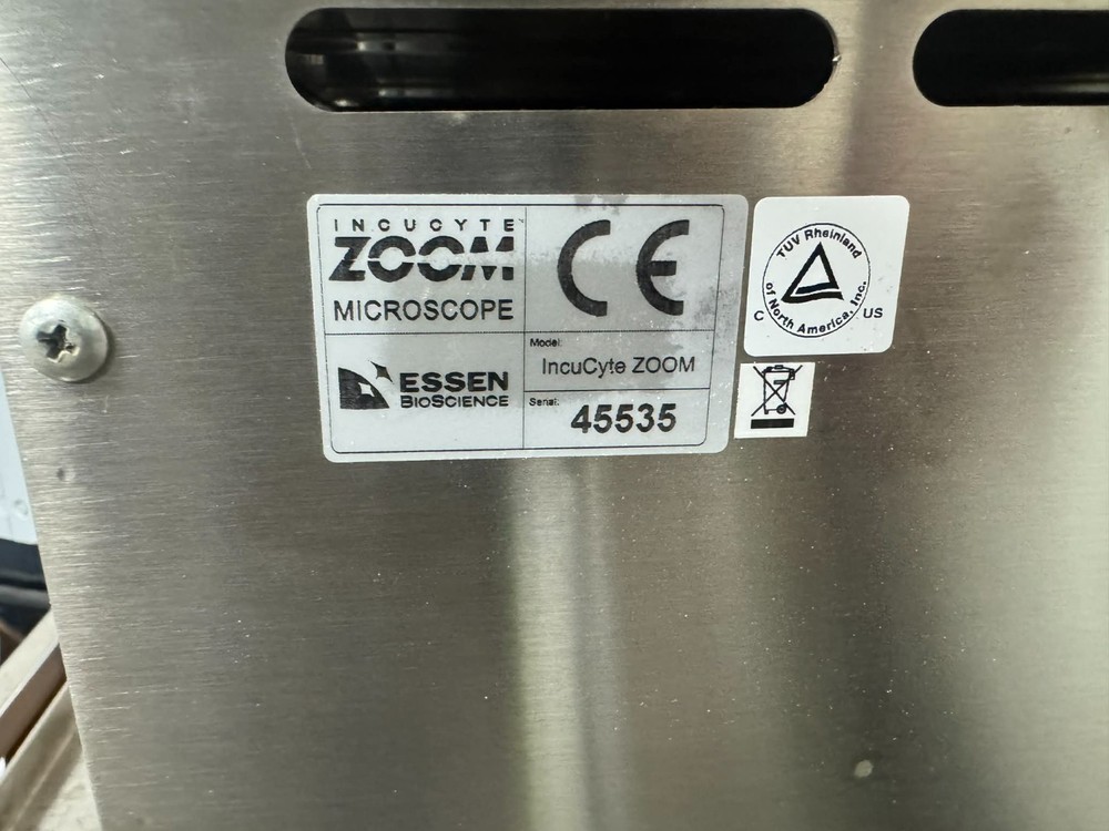 Essen Bioscience IncuCyte Zoom Microscope AS IS