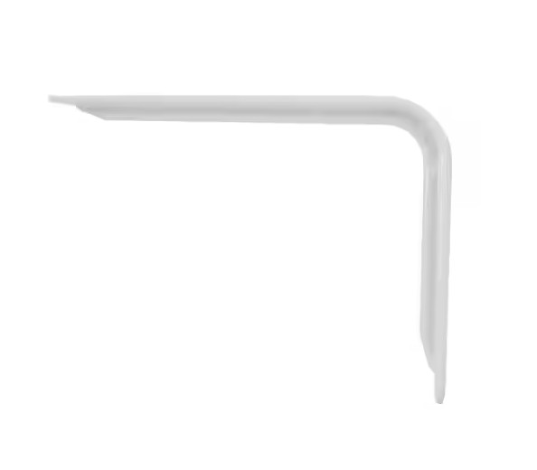 12 In. White Ridgeway Shelf Bracket. 20 PKG