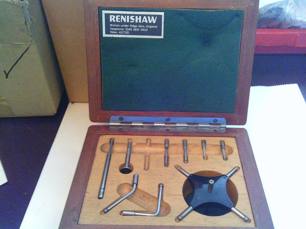Renishaw Probe Tips 9 Pieces with Case