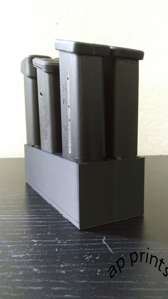 Glock magazine Storage 6 mag night stand bed side gun range range accessory