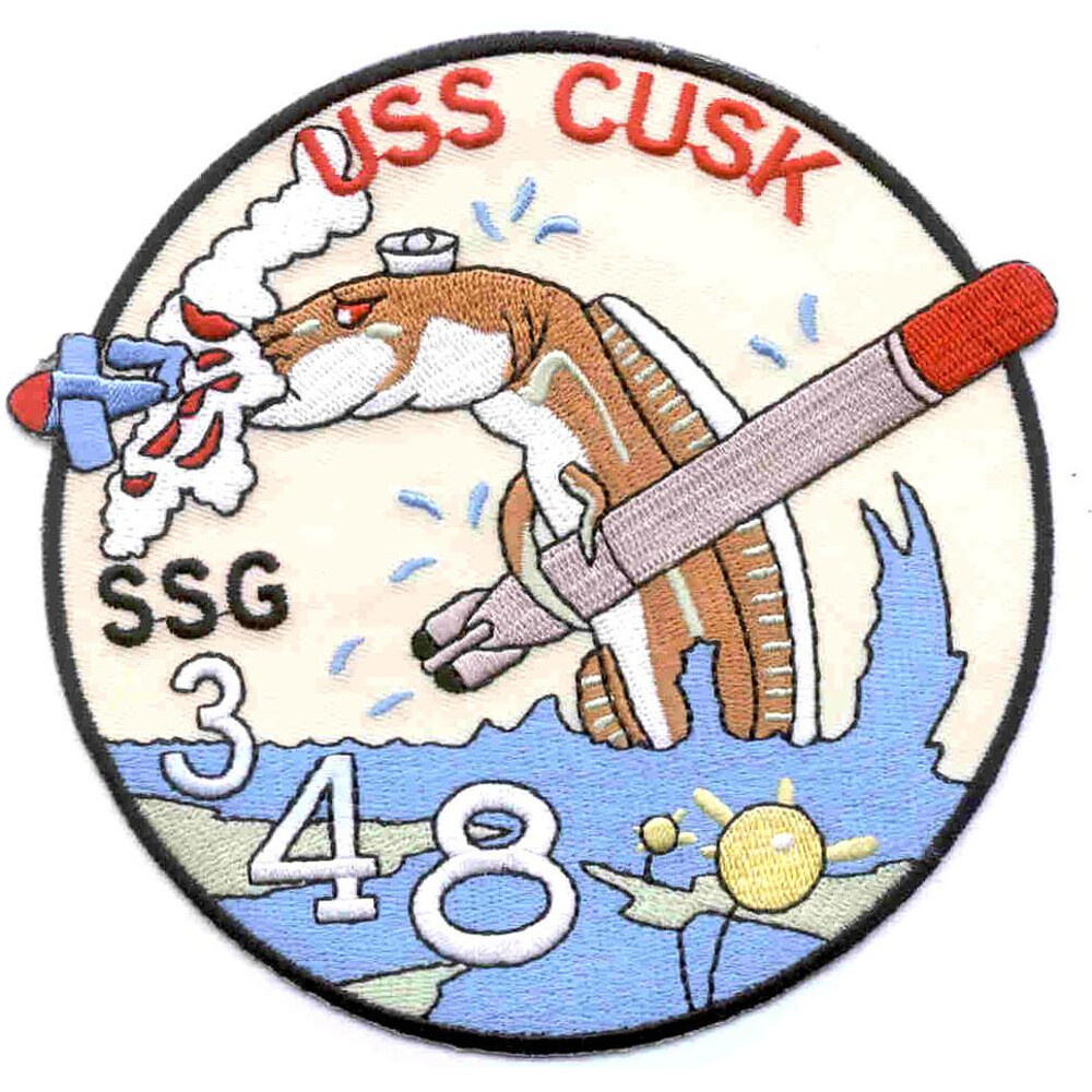 SSG-348 USS CUSK Diesel Submarine Patch