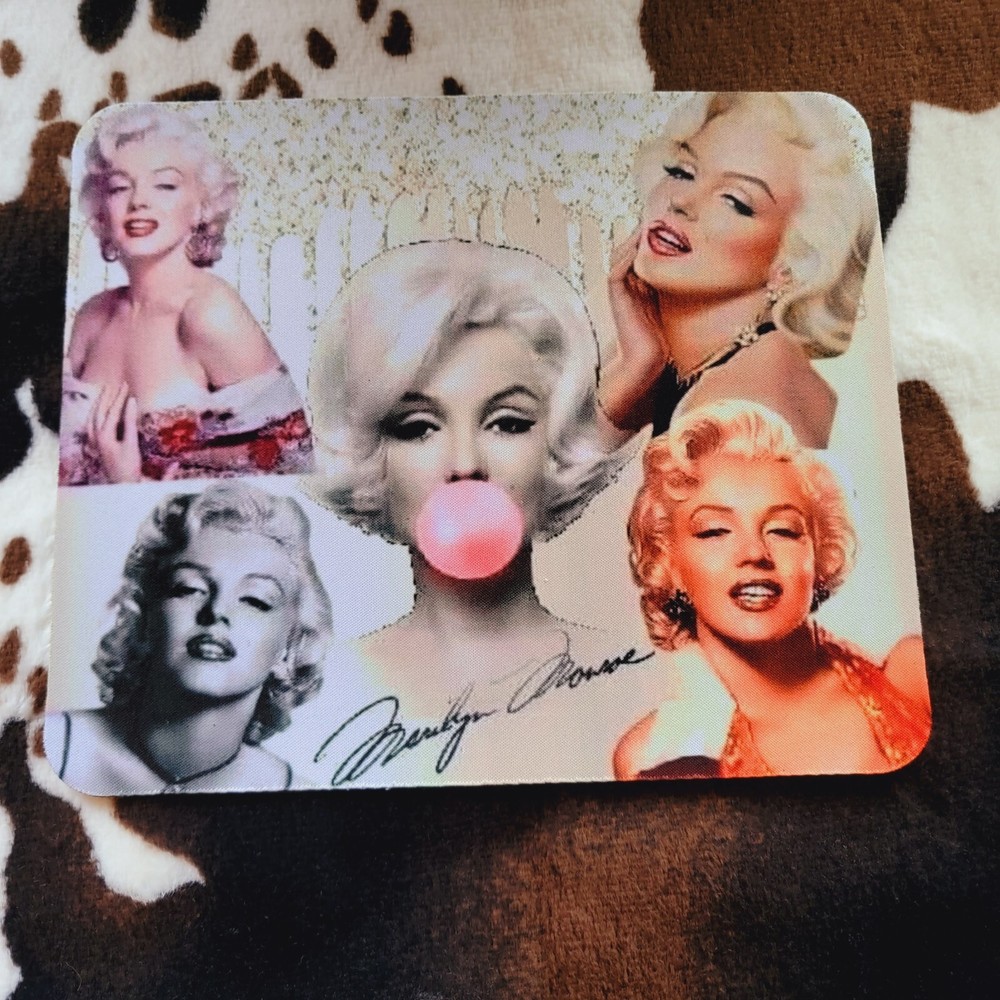 Marilyn Monroe Computer Non Slip Custom Mouse Pad Handmade