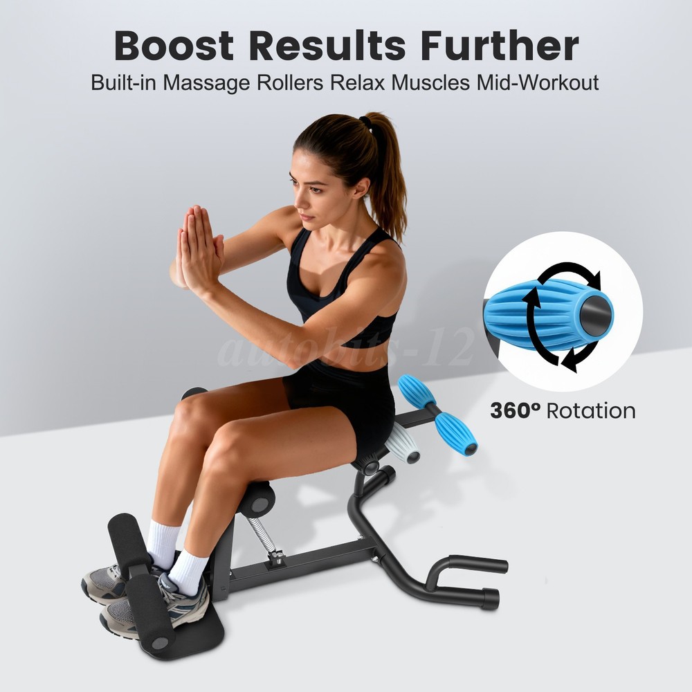 Deep Squat Machine Workout Machine Adjustable Glutes Trainer Exercise Fitness US