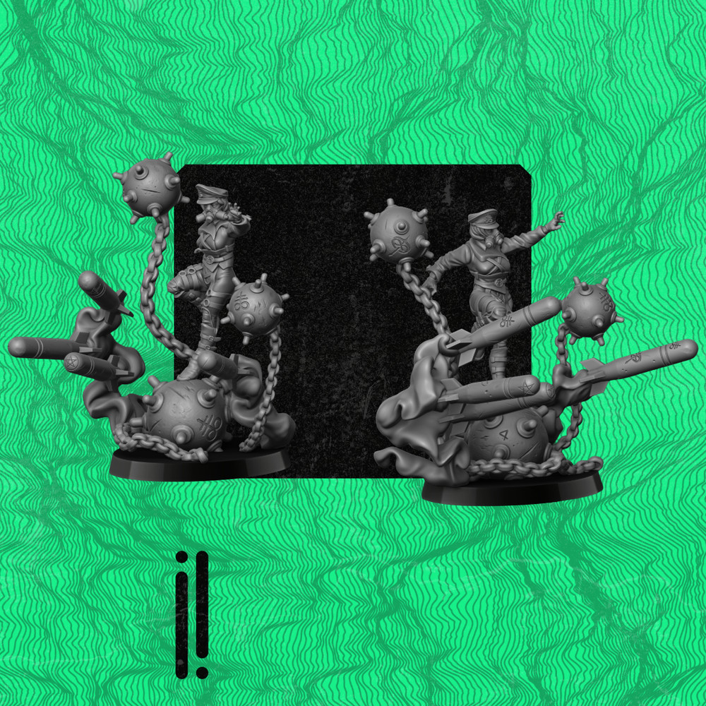 Grimdark Naval warband 32mm scale